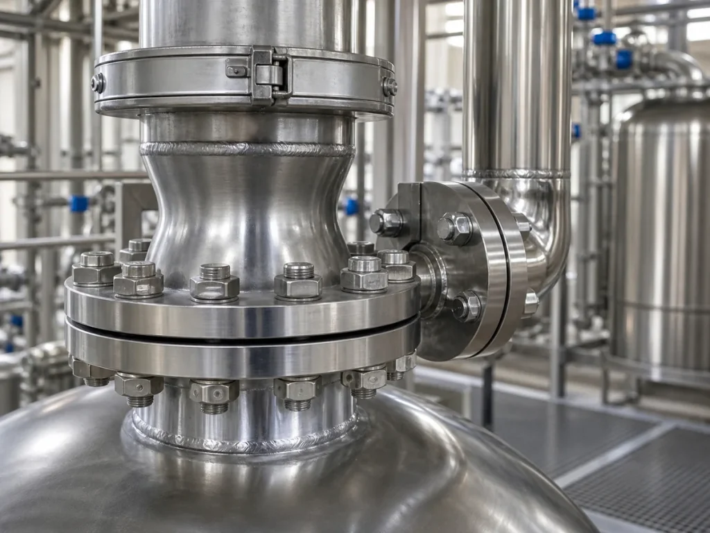 Corrosion-resistant fasteners on chemical process equipment