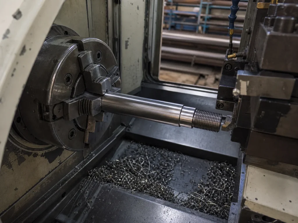 Custom special alloy fastener machining