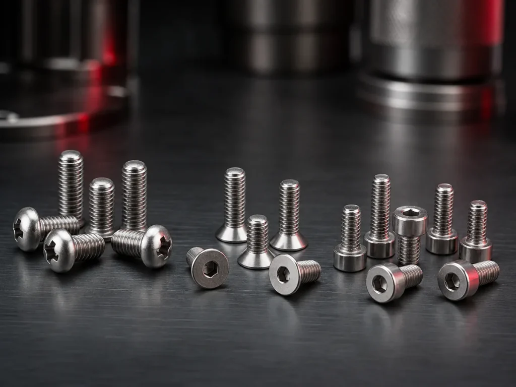 Precision special alloy machine screws