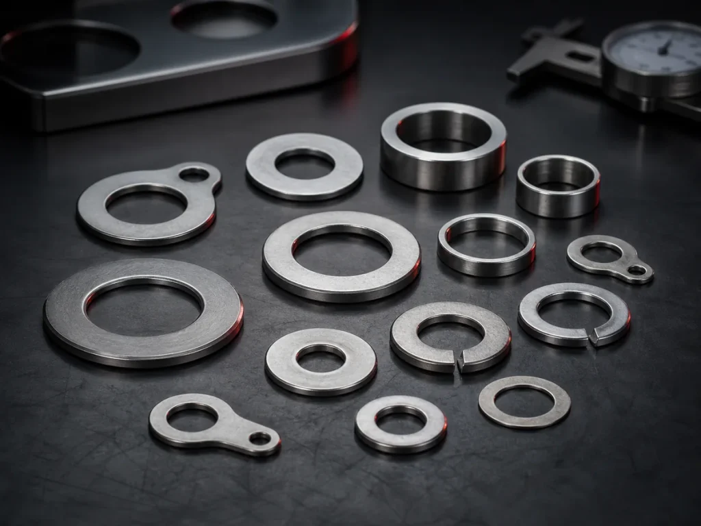 Special alloy washers and precision fastening parts